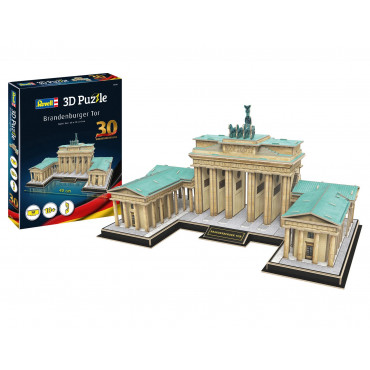 QUEBRA CABEÇA 3D PUZZLE PORTÃO DE BRANDENBURGO 30º ANIVERSÁRIO DA REUNIÃO ALEMÃ REVELL KIT PARA MONTAR 150 PEÇAS REV 00209